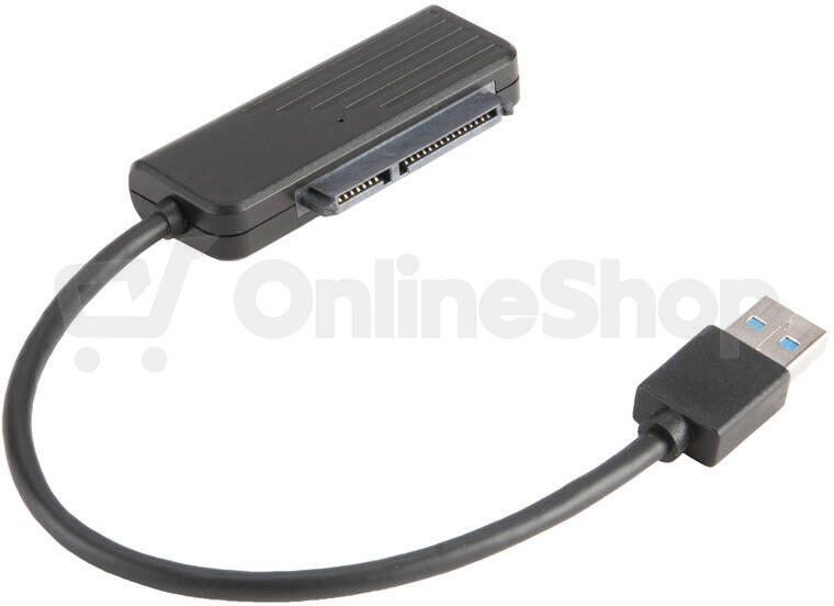 AKASA USB3.1 adaptér pro SSD/HDD / AK-AU3-07BK / 20cm