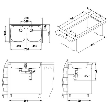 Alveus BASIC 160 2xLUX F (foto 1)