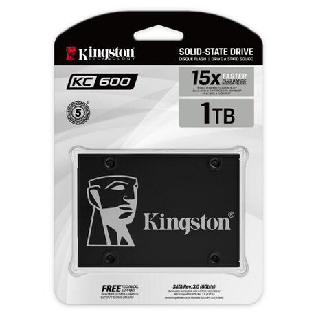 Kingston KC600 / 1TB / SSD / 2.5