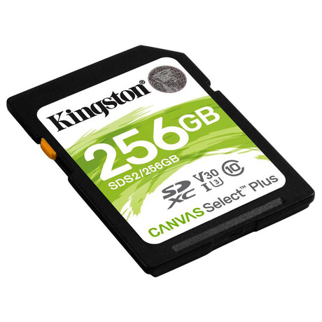 Pamov karta Kingston SDXC Canvas Select Plus 256GB U3 V30 CL10 100MB/s (SDS2/256GB)