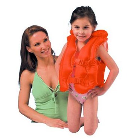Vesta plovací Intex Deluxe 3-6let - Intex RED 50x47cm (foto 4)