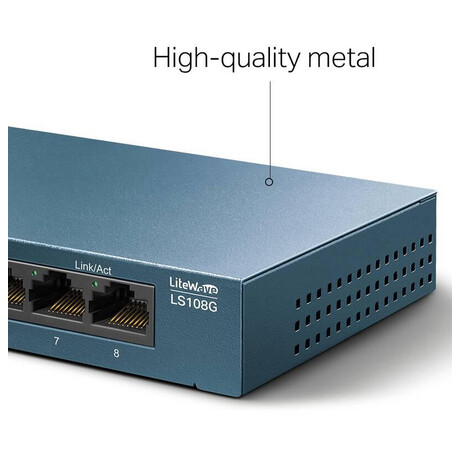 TP-Link LiteWave switch LS108G (8xGbE, fanless)