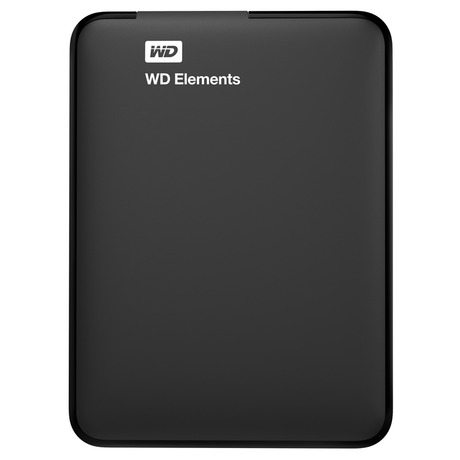 Extern disk Western Digital Elements Portable 1TB (WDBUZG0010BBK-WESN), ern