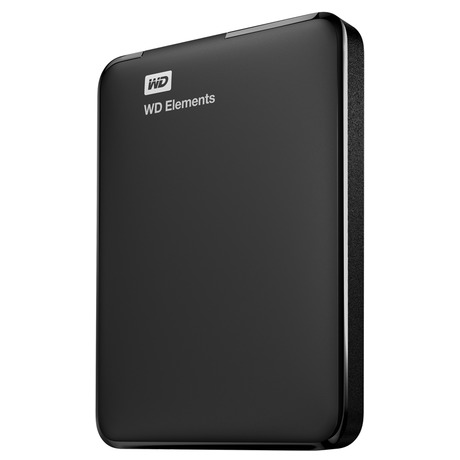 Extern disk Western Digital Elements Portable 1TB (WDBUZG0010BBK-WESN), ern