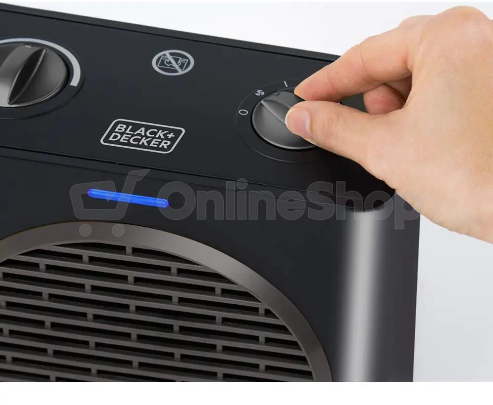 Keramický topný ventilátor Black+Decker BXSH1500E