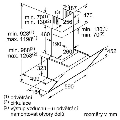 Odsava par BOSCH DWK67CM60