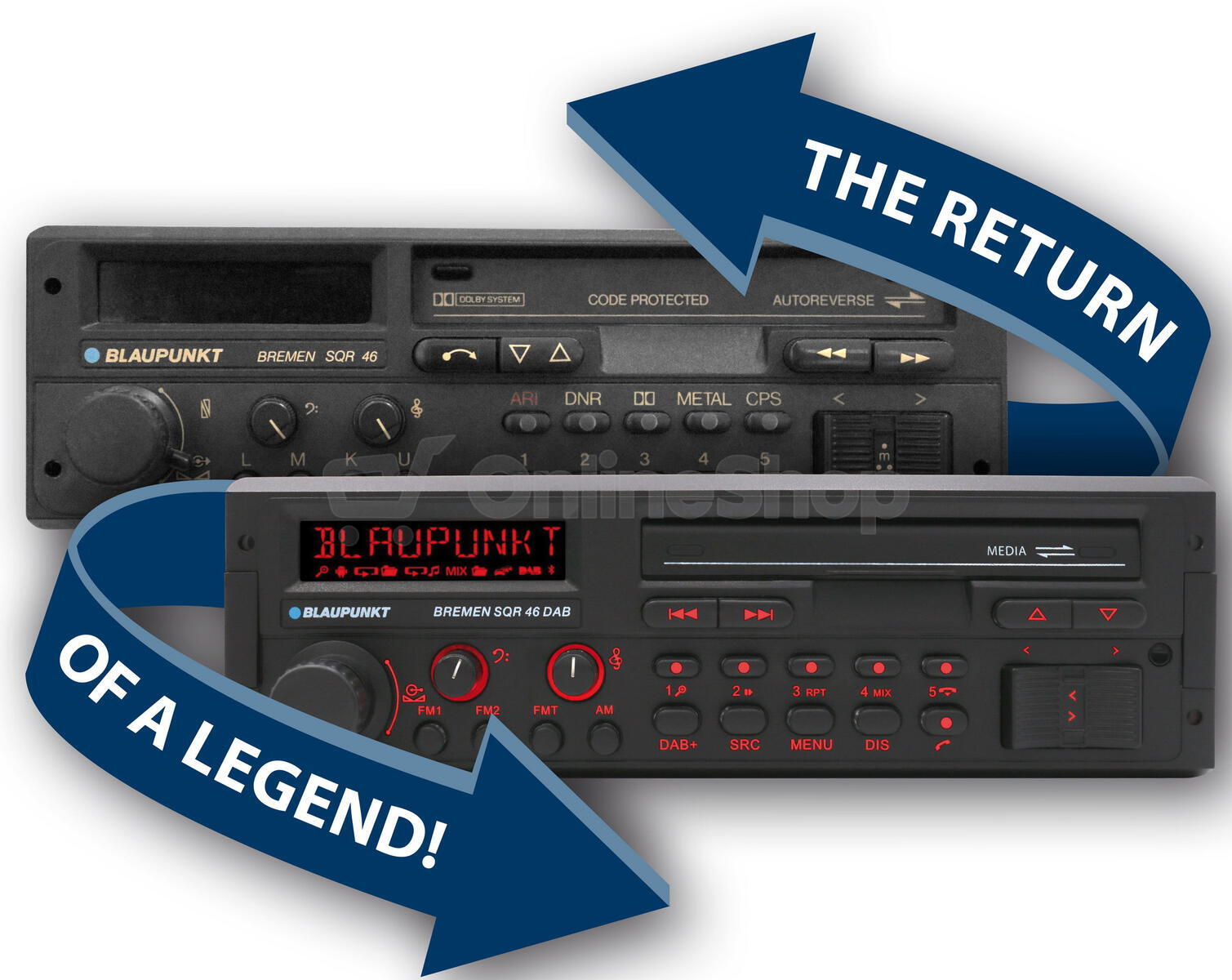 Autorádio BLAUPUNKT Bremen SQR 46 DAB