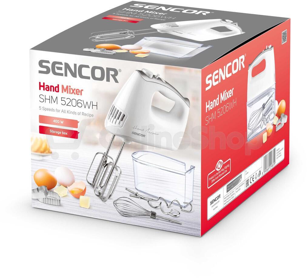 Ruční šlehač Sencor SHM 5206WH-EUE3