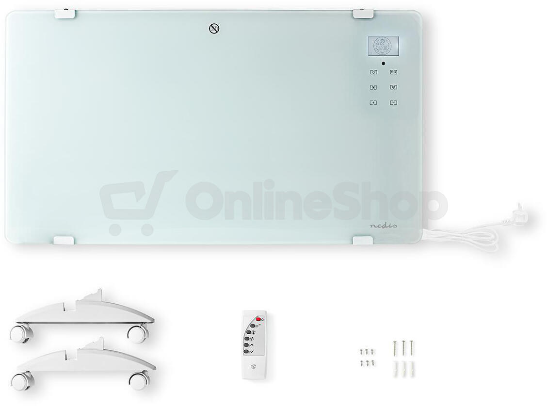 Konvektor Nedis SmartLife WIFIHTPL20FWT, bílé