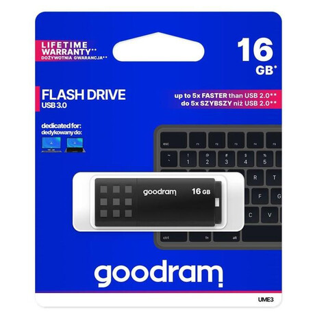 Flash disk GOODRAM USB 3.0 16GB blo-ern