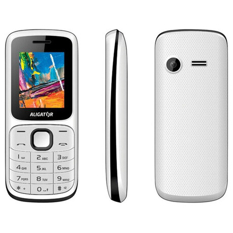 Aligator D210 Dual SIM, bílo-černý (foto 2)