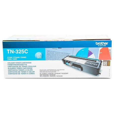 Toner Brother TN-325C, 3500 stran originální - modrý