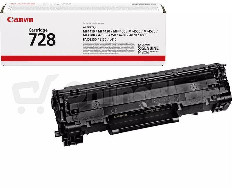 Toner Canon CRG-728, 2100 stran, originální - černá