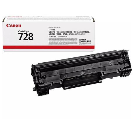 Toner Canon CRG-728, 2100 stran, originln - ern