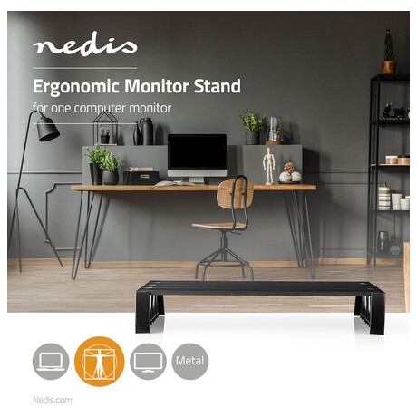 Monitor Stand NEDIS ERGOMFS300BK