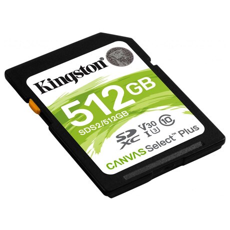 KINGSTON Canvas Select Plus 512GB SDXC / UHS-I / CL10 (foto 1)