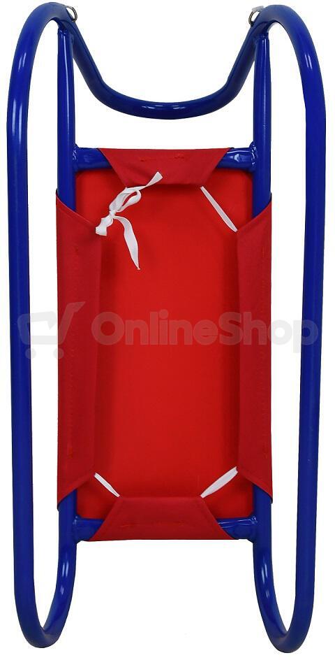 Kovové saně 62 cm RULYT®, červeno-modré