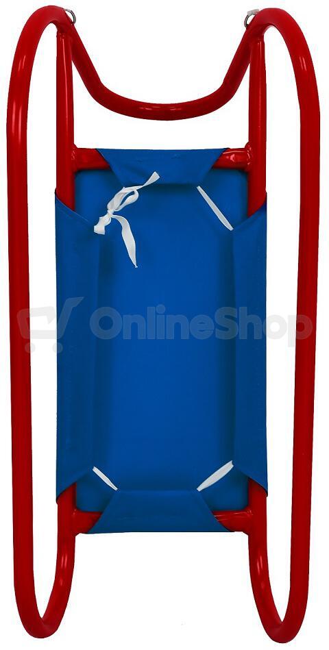 Kovové saně 62 cm RULYT®, modro-červené