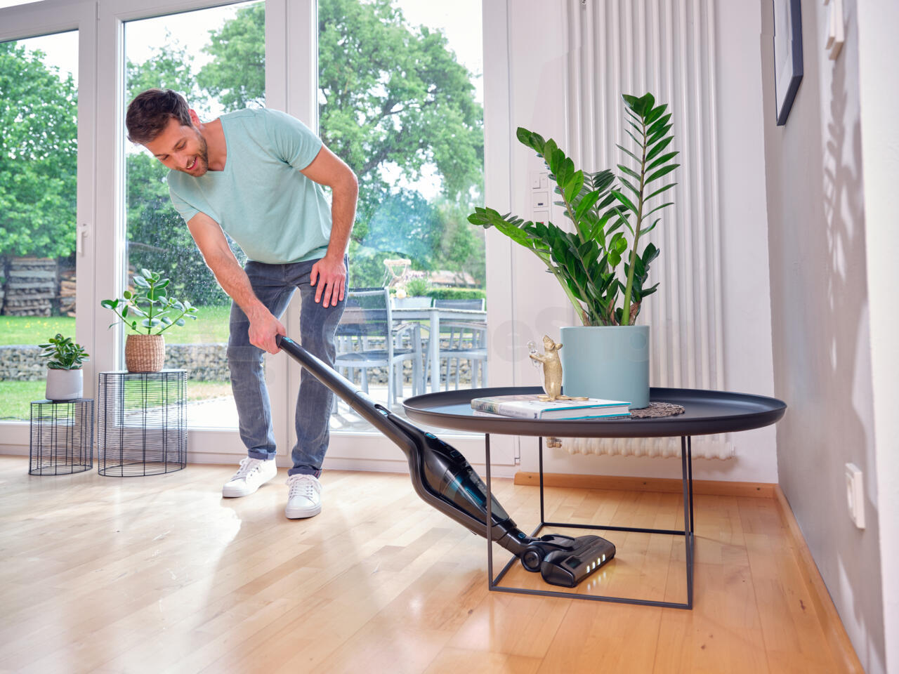 Tyčový vysavač Leifheit Rotaro PowerVac 2v1