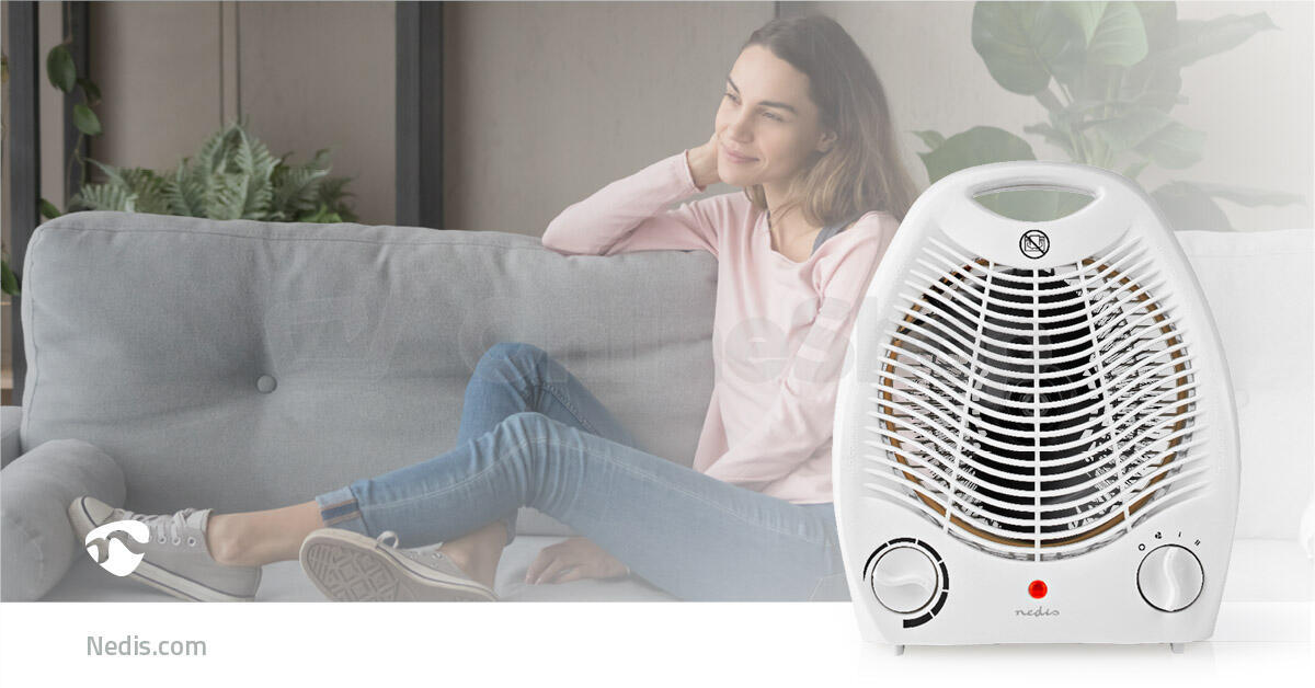Teplovzdušný ventilátor NEDIS HTFA13CWT