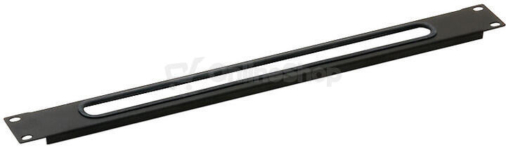 Triton Průchozí panel 1U BK, černý (RAB-ZP-X03-A1)