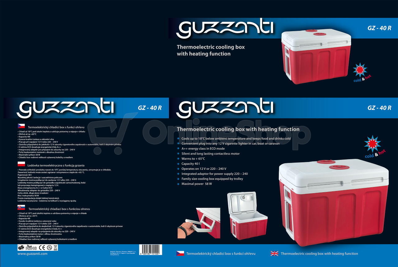 Autochladnička Guzzanti GZ 40R