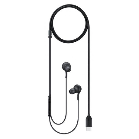 Samsung stereo sluchátka EO-IC100BBE, USB-C, černá (foto 1)