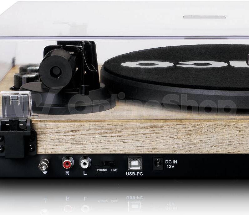 Gramofon Lenco LBT-188, dřevěný