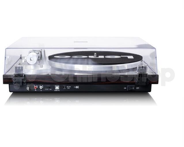 Gramofon Lenco LBT-188, tmavě hnědá
