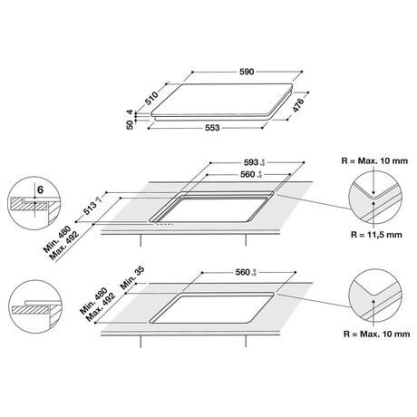 Whirlpool WB B8360 NE (foto 13)