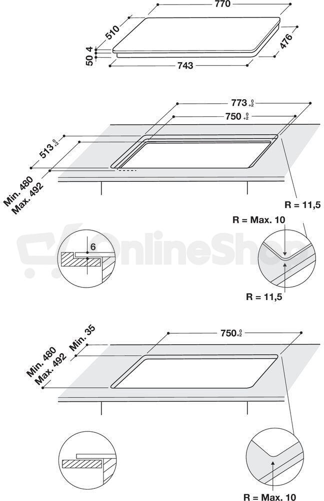 Indukční deska Whirlpool WL S3777 NE