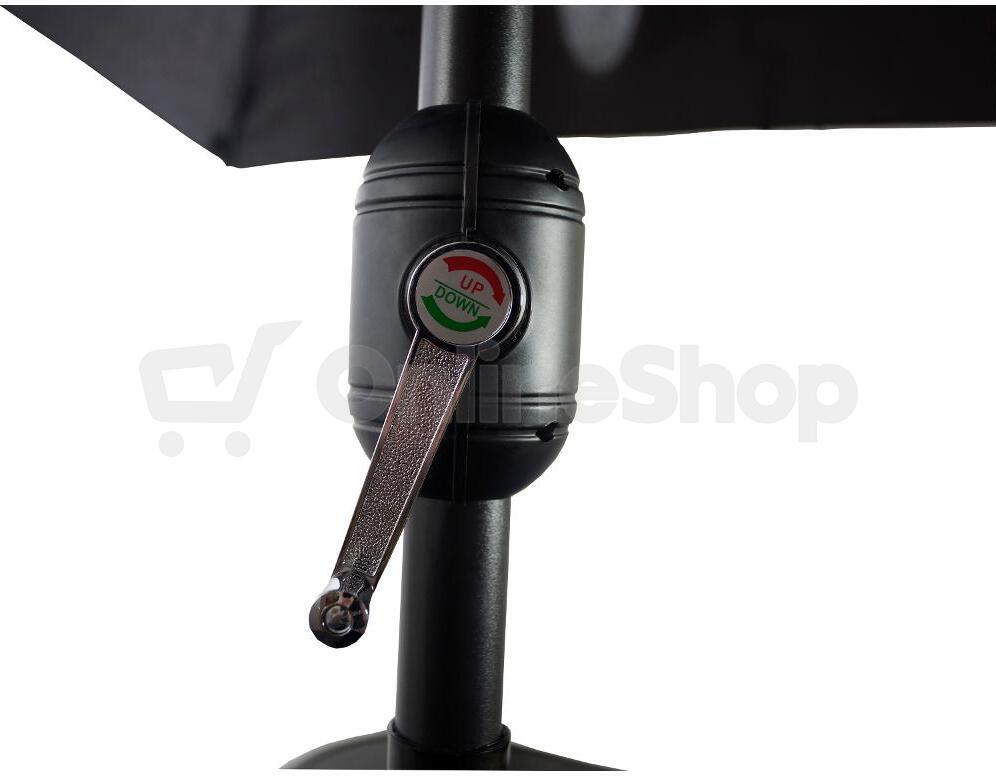 Zahradní nábytek Fieldmann RUBY DARK+ Slunečník Fieldmann FDZN 5007 3m