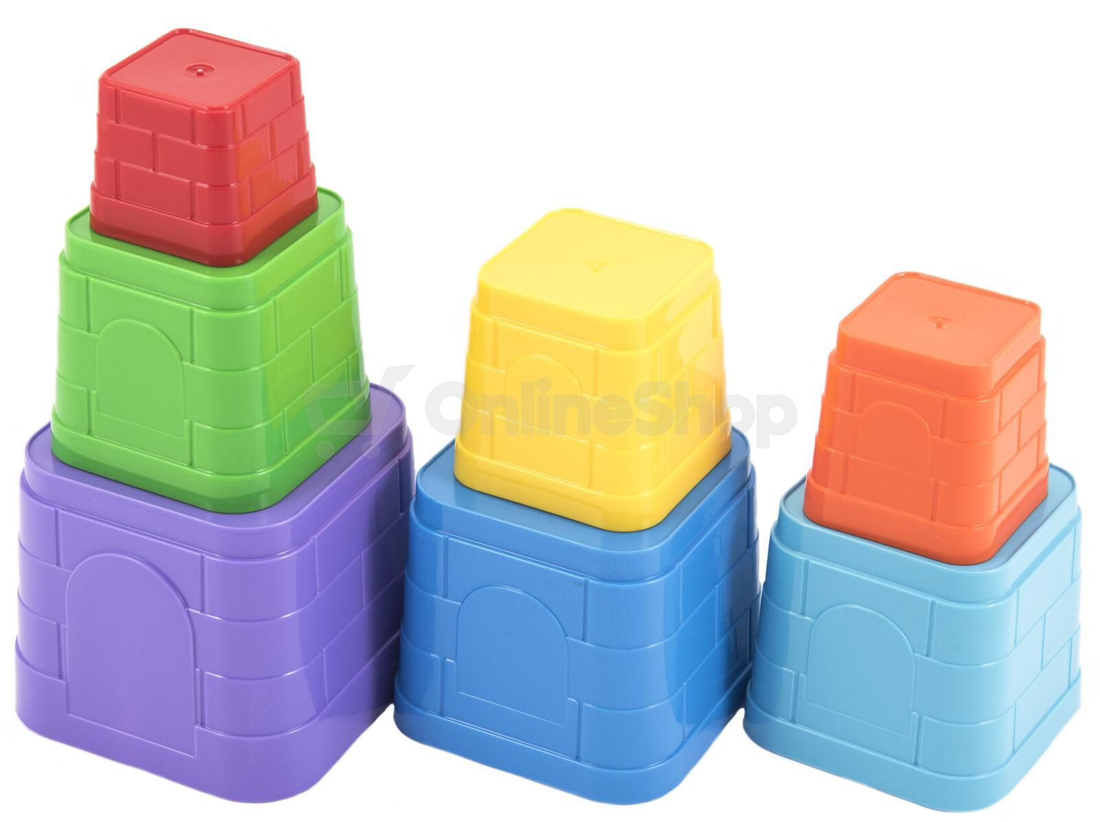 Kubus pyramida Teddies skládanka hranatá