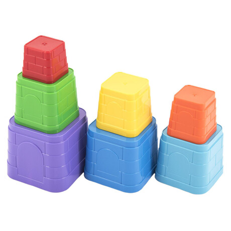 Kubus pyramida Teddies skládanka hranatá