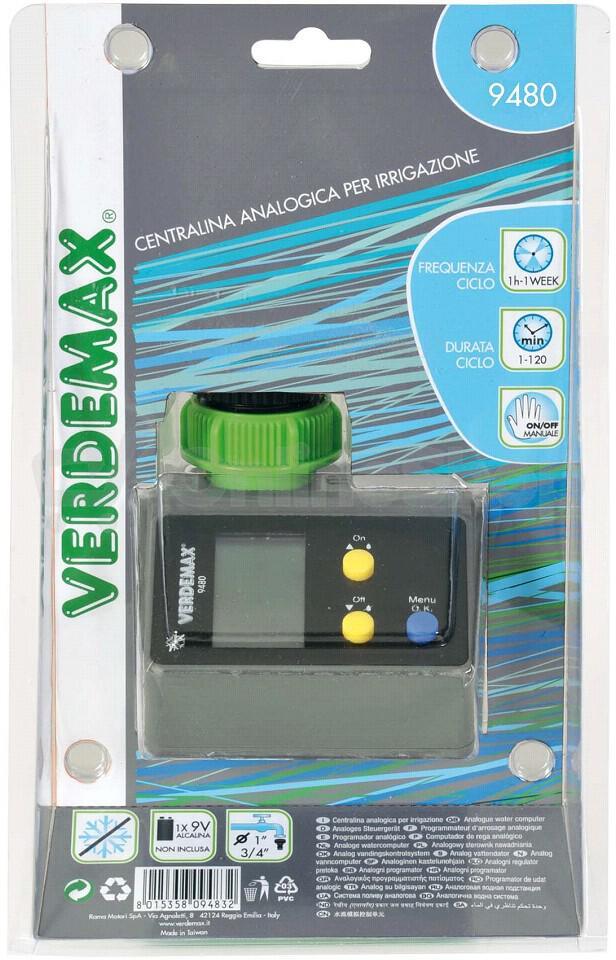 Zavlažovací počítač VERDEMAX 9480