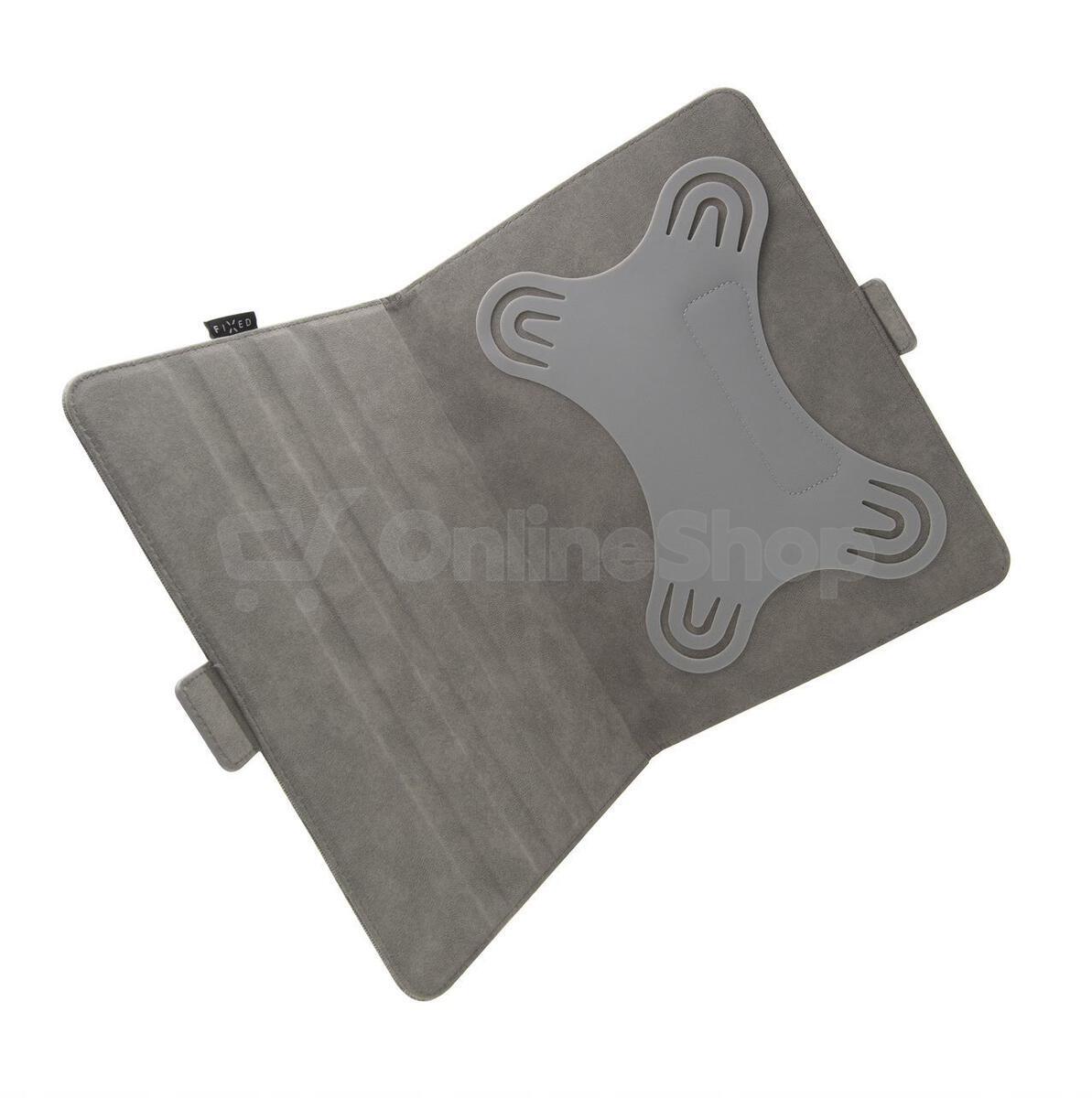 Pouzdro pro 10,1" tablety FIXED Novel se stojánkem a kapsou pro stylus, PU kůže, černé