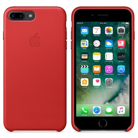 iPhone 7 Plus Leather Case - Red (MMYK2ZM/A)