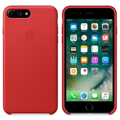 iPhone 7 Plus Leather Case - Red (MMYK2ZM/A)