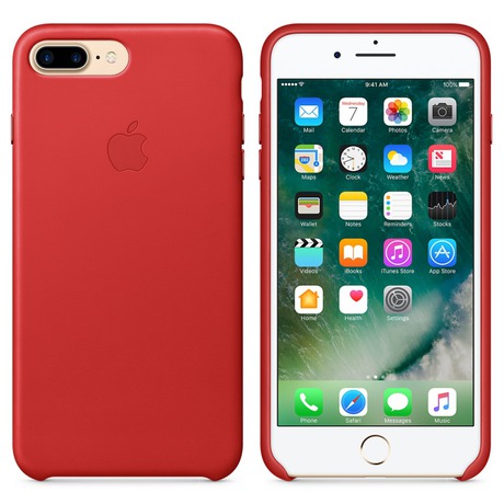 iPhone 7 Plus Leather Case - Red (MMYK2ZM/A)