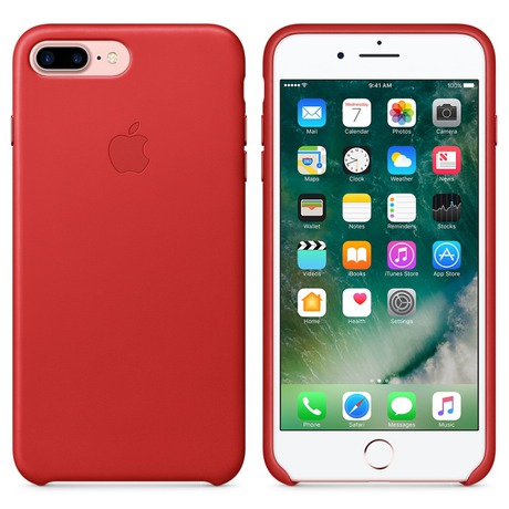 iPhone 7 Plus Leather Case - Red (MMYK2ZM/A)