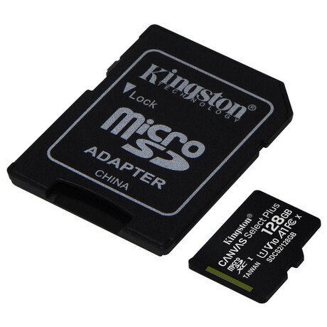 Kingston Canvas Select Plus MicroSDXC 128GB + adaptr (foto 1)