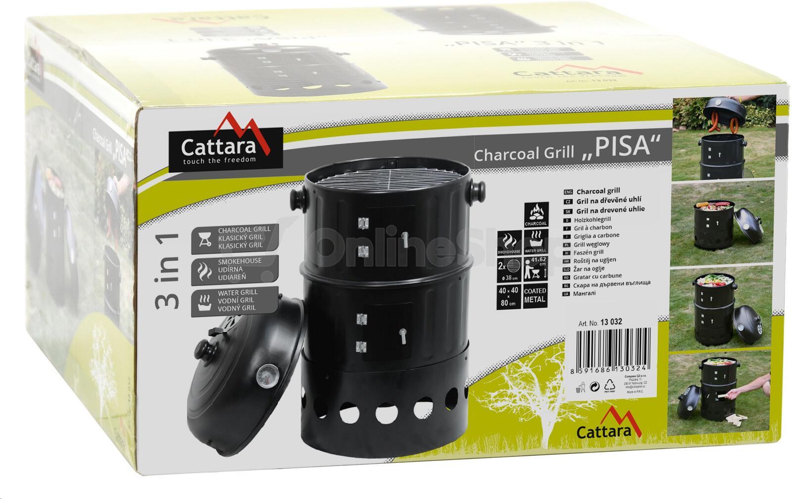 Gril Cattara PISA 3in1 40cm