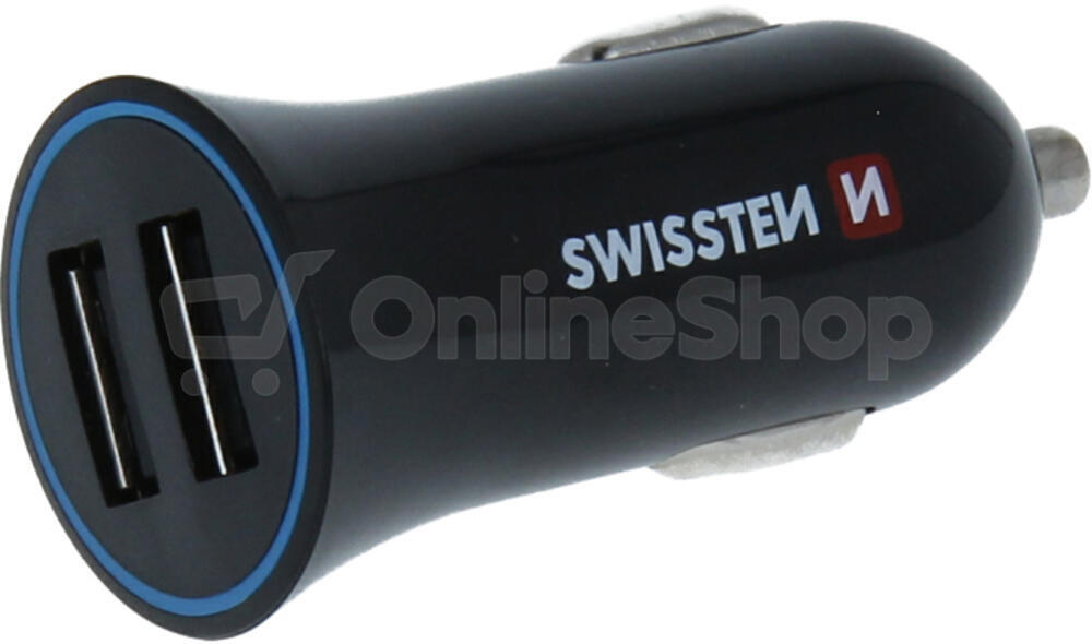 SWISSTEN CL ADAPTÉR 2,4A POWER 2x USB + KABEL LIGHTNING