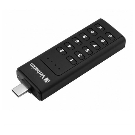 VERBATIM USB C 3.1 Drive 128 GB - Keypad Secure (R:160/W:150 MB/s) GDPR (49432)