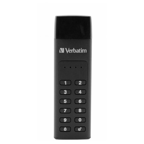 VERBATIM USB C 3.1 Drive 128 GB - Keypad Secure (R:160/W:150 MB/s) GDPR (49432)