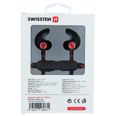 Swissten ACTIVE ČERVENÁ (foto 3)