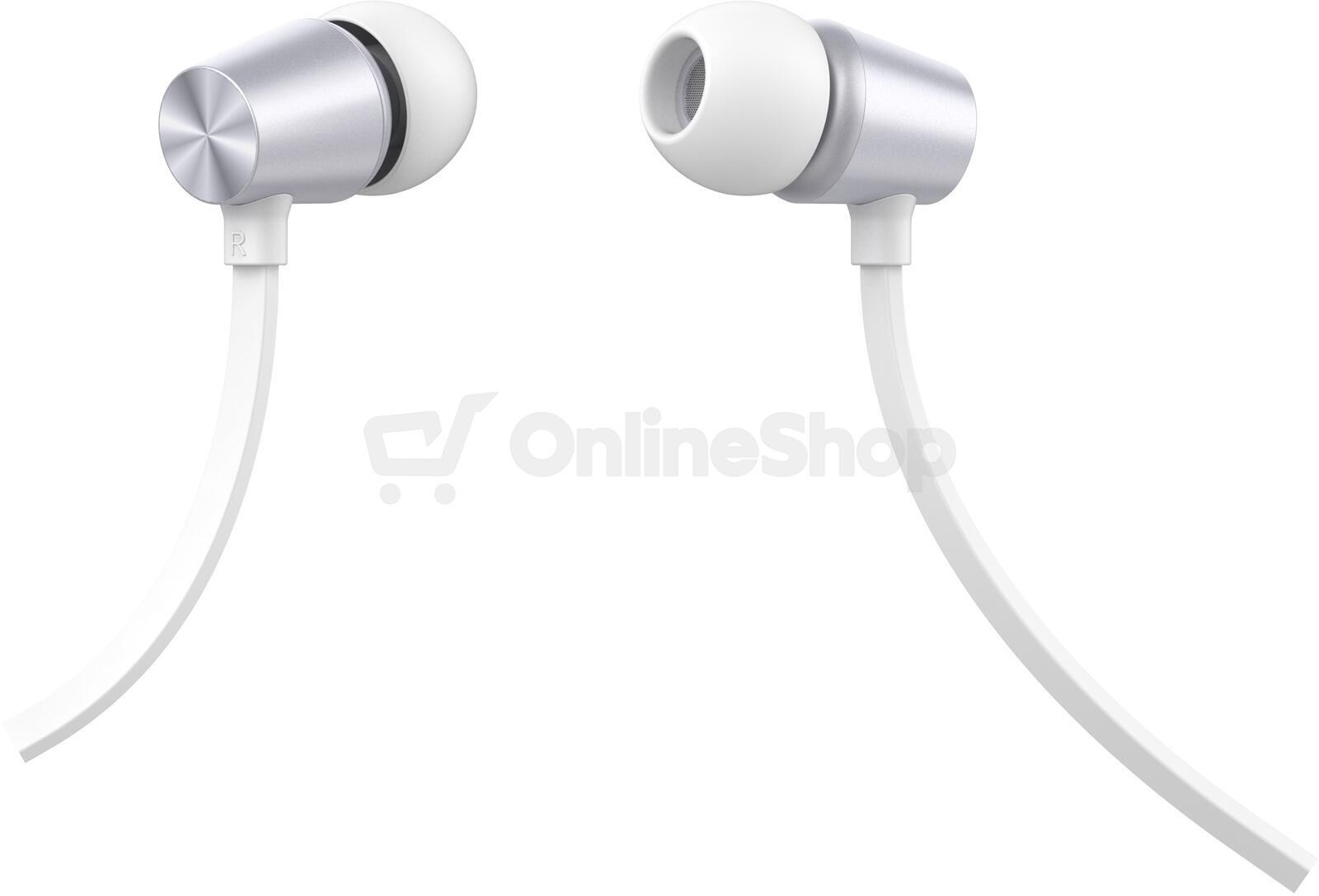 SLUCHÁTKA SWISSTEN EARBUDS DYNAMIC YS500 STŘÍBRNO/BÍLÁ
