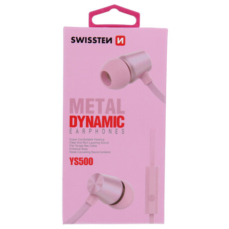 Sluchtka Swissten Earbuds Dynamic YS500, rovo/zlat