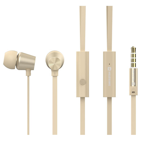 SLUCHTKA SWISSTEN EARBUDS DYNAMIC YS500 ZLAT