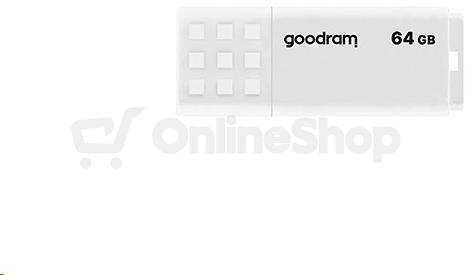 GOODRAM Flash Disk 64GB UME2, USB 2.0, bílá (UME2-0640W0R11)
